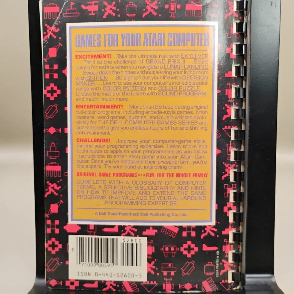 Games for Your Atari Computer Dell Computer Games Series programming book 1983